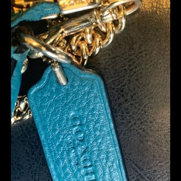 COACH  Horse & Carriage Green Handbag Purse - Picture 8 of 16